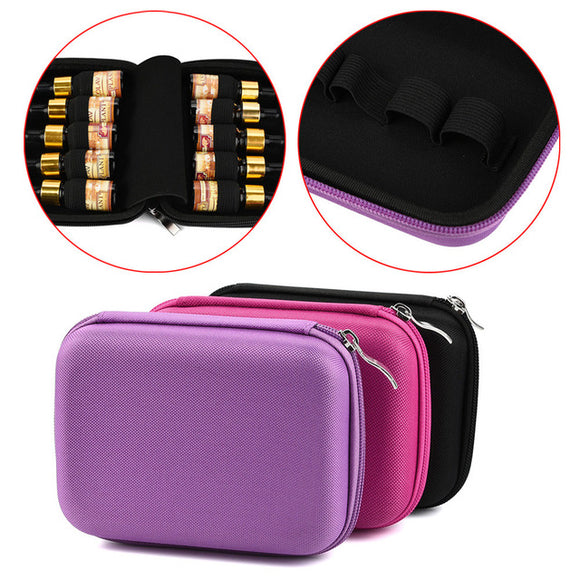 10 Roller Bottles Essential Oil Case Carry Holder