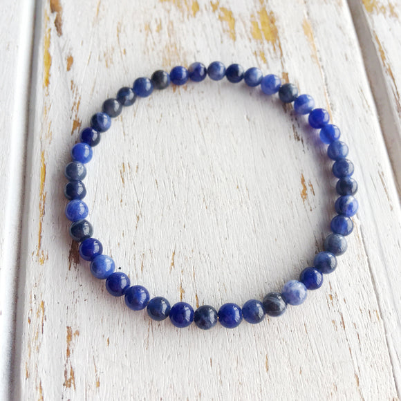 4mm Sodalite Bracelet