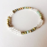 Aqua Terra Jasper & Crystal Quartz Bracelet