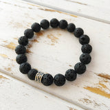 6mm Lava Beads Bracelet ~ Connection to Mother