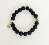 Buddha Bracelet Matte Black