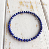 4mm Lapis Lazuli Bracelet