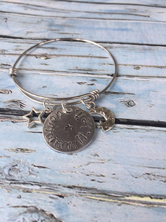 Inspirational bracelet - Don't dream it be it -