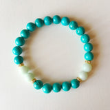 Amazonite & Chinese Turquoise Bracelet