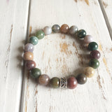 6mm Fancy Jasper Bracelet ~ Wholeness &
