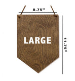 Follow Your Dreams . Wood Banner