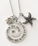 Toes in the water ass in the sand - Swirl necklace