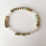 Aqua Terra Jasper & Crystal Quartz Bracelet