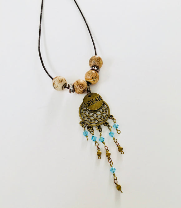 BoHo Dream Catcher Necklace