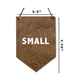 Follow Your Dreams . Wood Banner