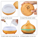 300ml Air Humidifier Essential Oil Diffuser  Aroma