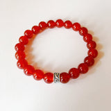 8mm Carnelian Bracelet