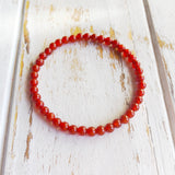 8mm Carnelian Bracelet