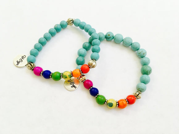 Children's Rainbow bracelet