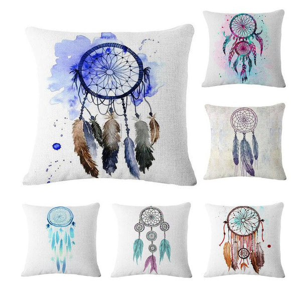Dream Catcher Cotton Linen Pillow