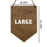 Be Fierce . Wood Banner