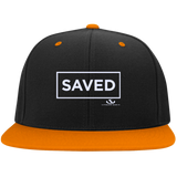 SAVED Flat Bill High-Profile Snapback Hat