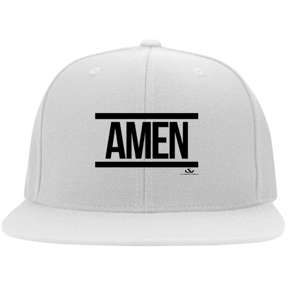 AMEN Flat Bill Twill Flexfit Cap