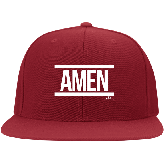 AMEN Flat Bill Twill Flexfit Cap