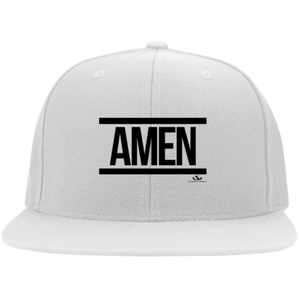 AMEN Flat Bill Twill Flexfit Cap