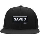 SAVED Flat Bill High-Profile Snapback Hat