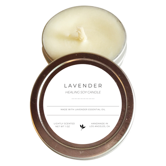 Lavender - Handmade Soy Healing Candle
