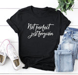 Not Perfect Just Forgiven Shirt | Faith Tee |