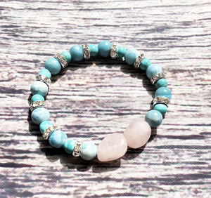 Women's Gemstone Healing and Fertility Bracelet