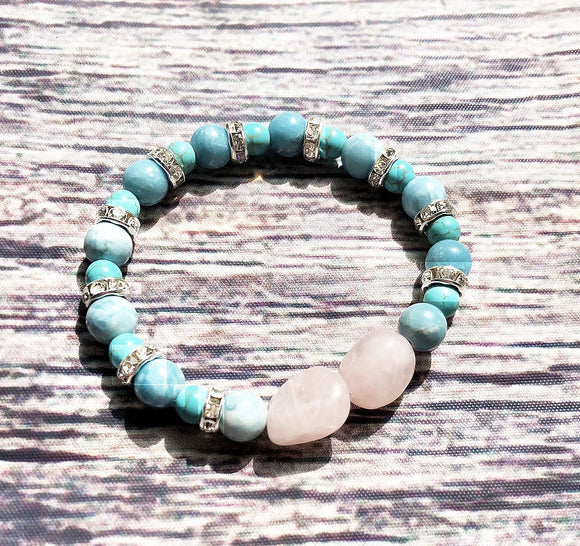 Women's Gemstone Healing and Fertility Bracelet