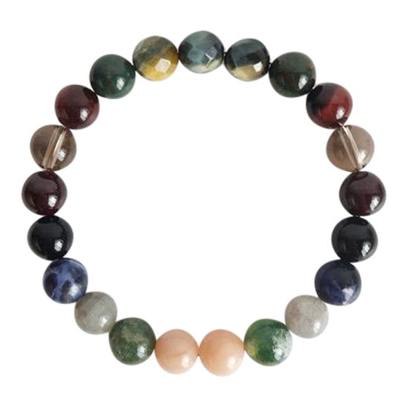 Protection Mix ~ Genuine Gemstone Mix Bracelet