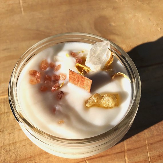Space Clearing Candle/ Intention candle / organic