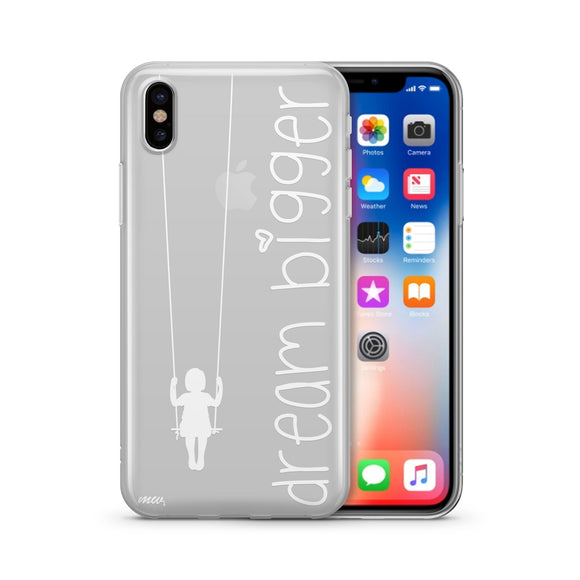 Dream Bigger - Clear TPU Case Cover